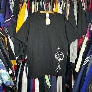 Vintage y2k rare grail the used nwt Black and white graphic tee Size L